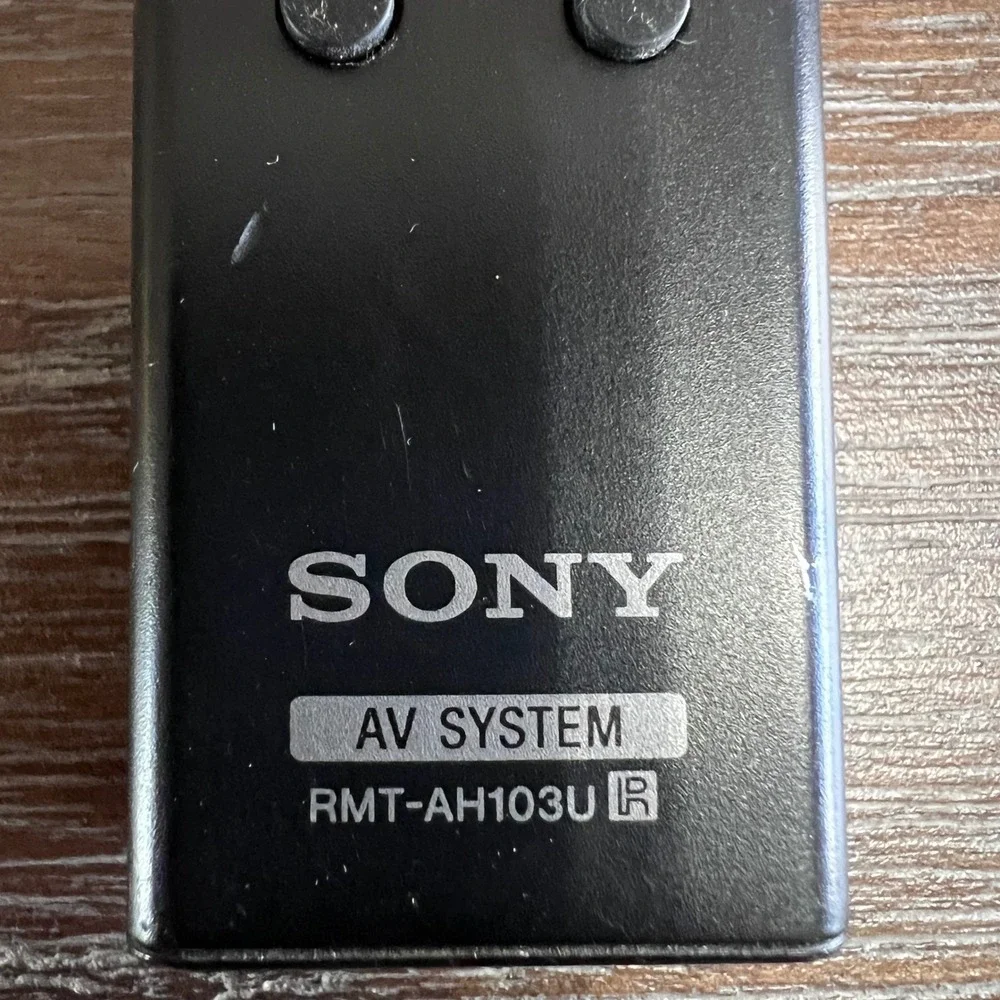 Sony AV System Remote RMT AH103U for Soundbar Home Theater‎ Black